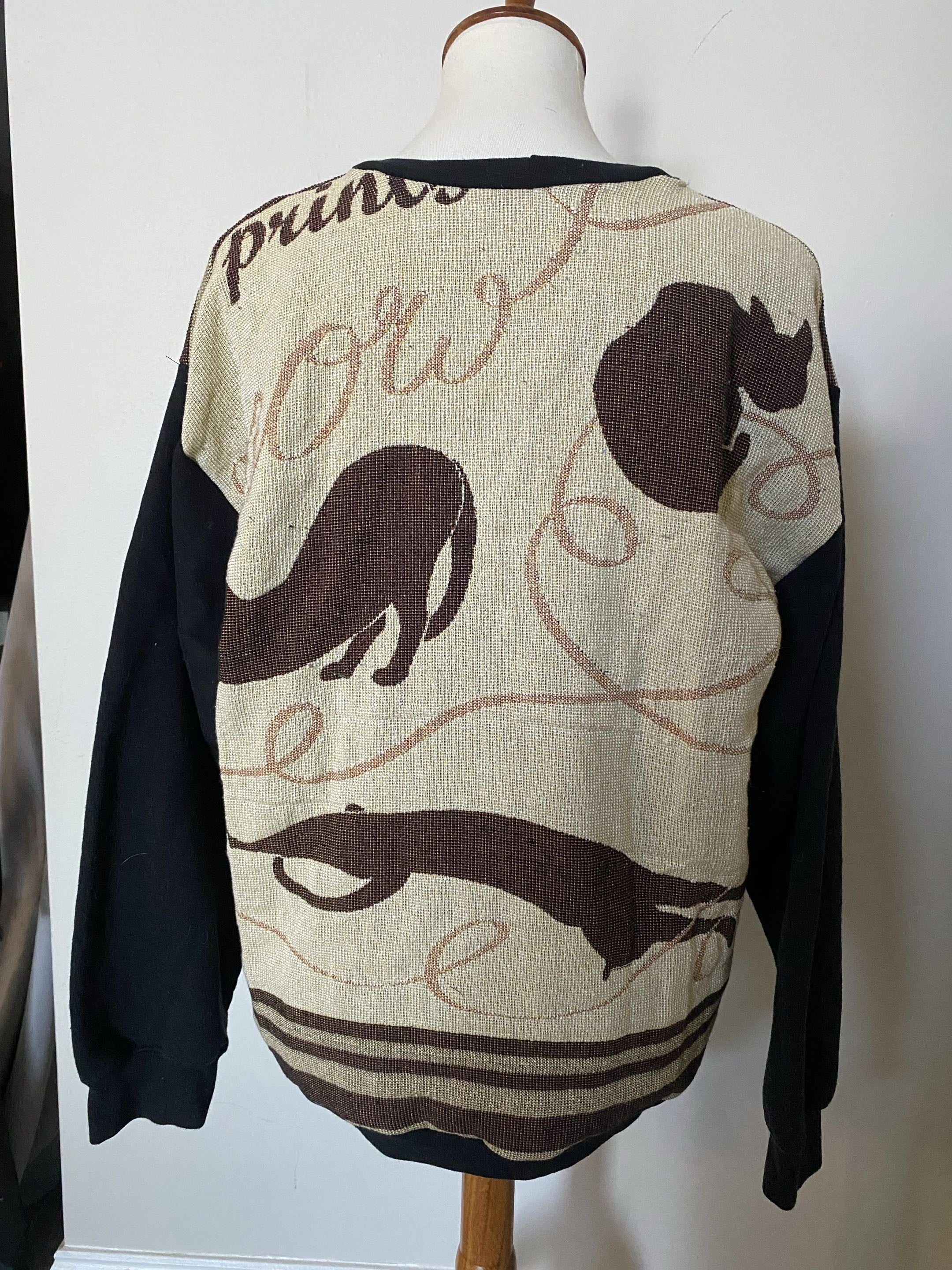 Reworked Cat Blanket Crewneck