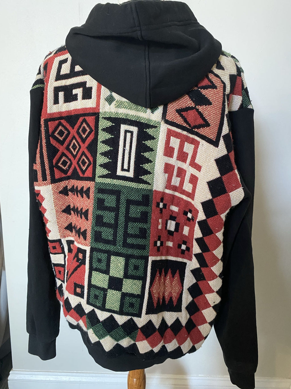 Tribal Patchwork Blanket Hoodie
