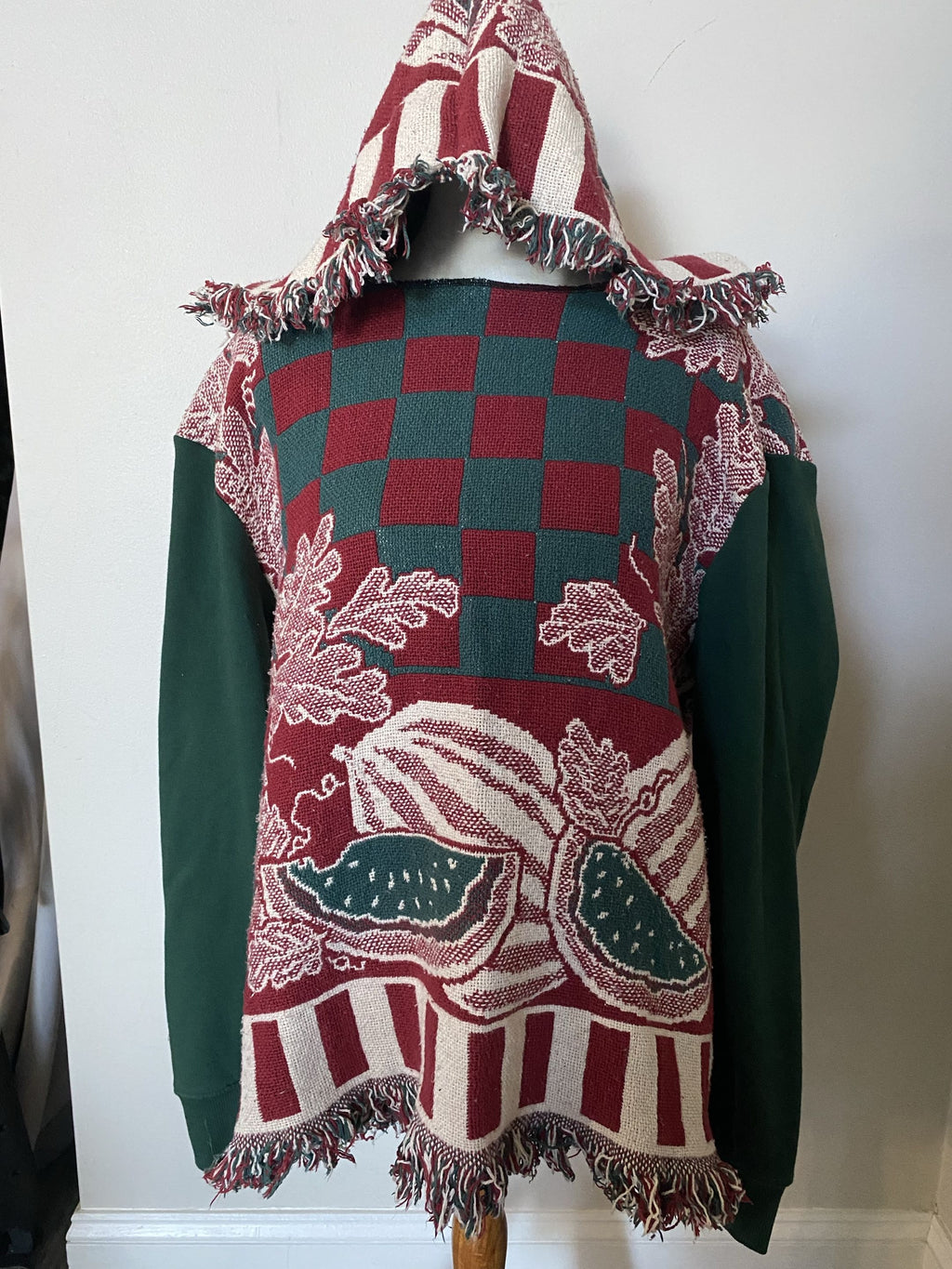 Reworked Watermelon Sugar Blanket Hoodie