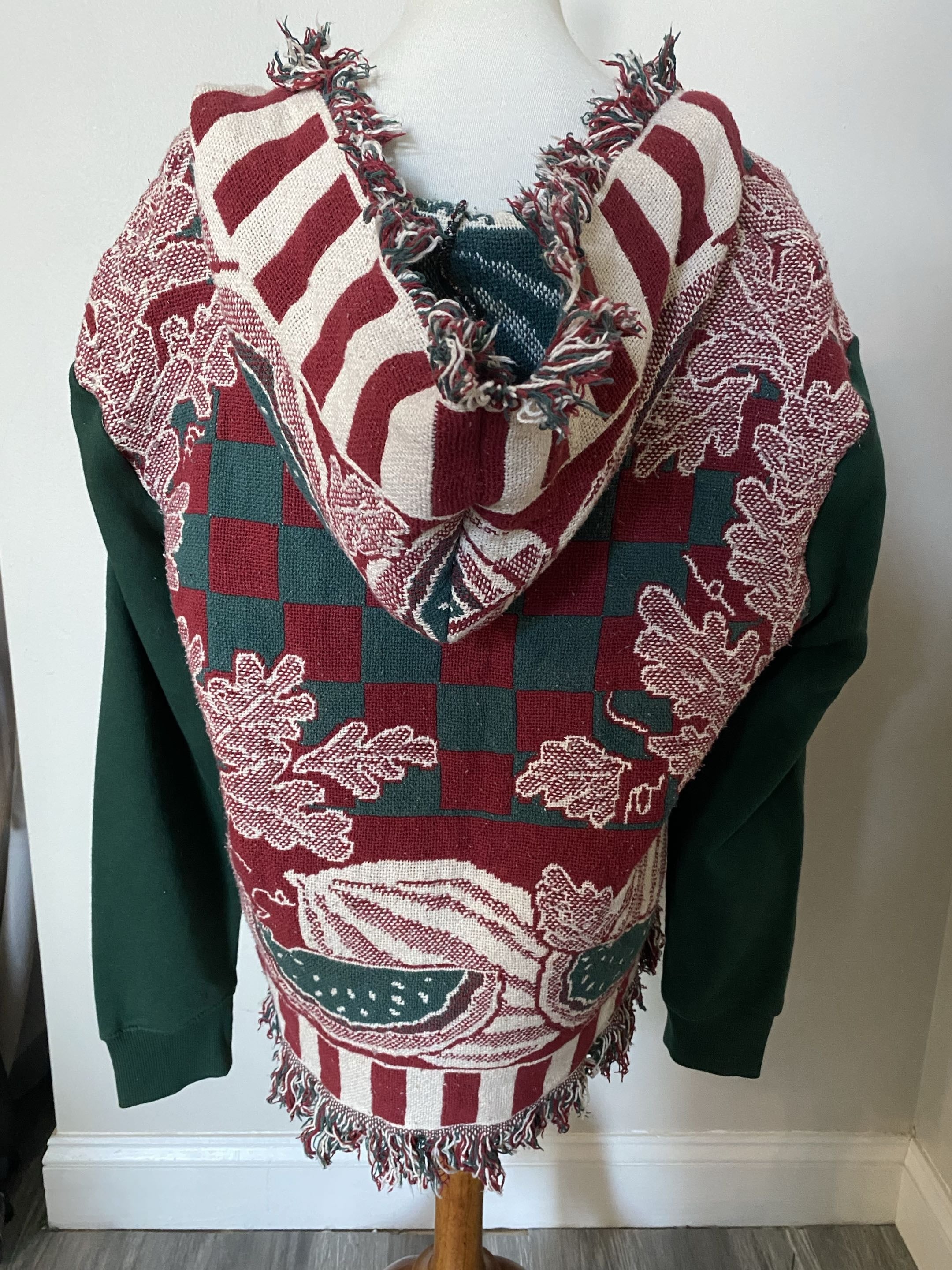 Reworked Watermelon Sugar Blanket Hoodie